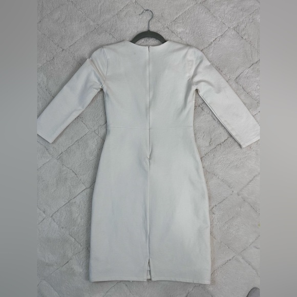 Lulus cream white Style and Slay White Bodycon Midi Dress size small - Picture 8 of 11
